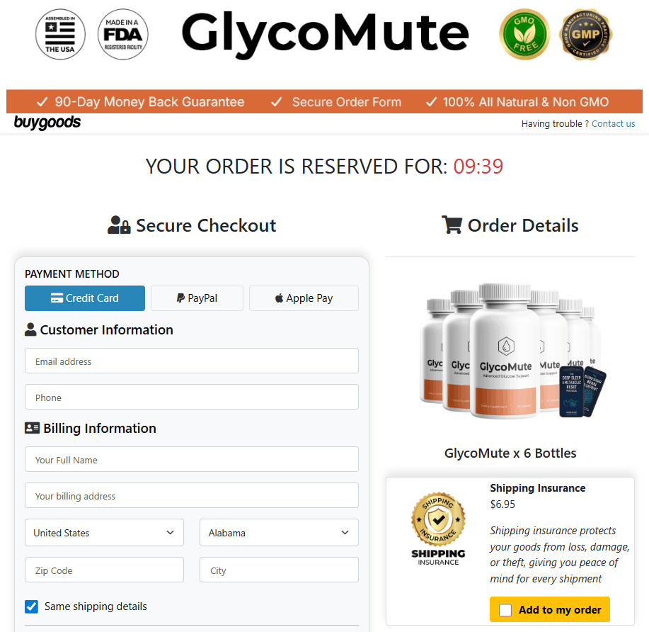 glycomute checkout